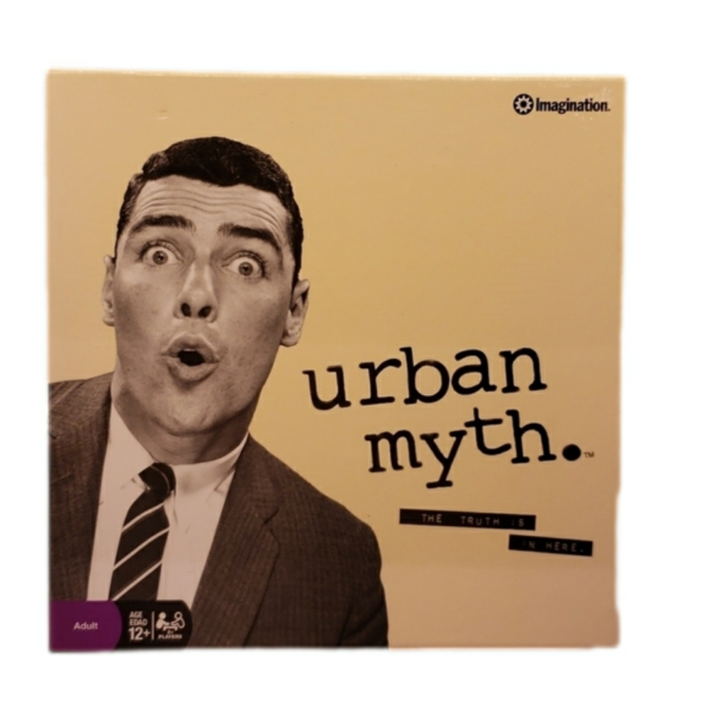 Imagination Urban Myth Board Game Ages 12+ 2 or more players 9.5" x 9.5…